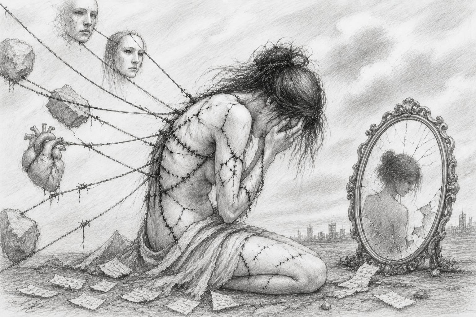 Ilustração — Quem eu seria sem minhas feridas?